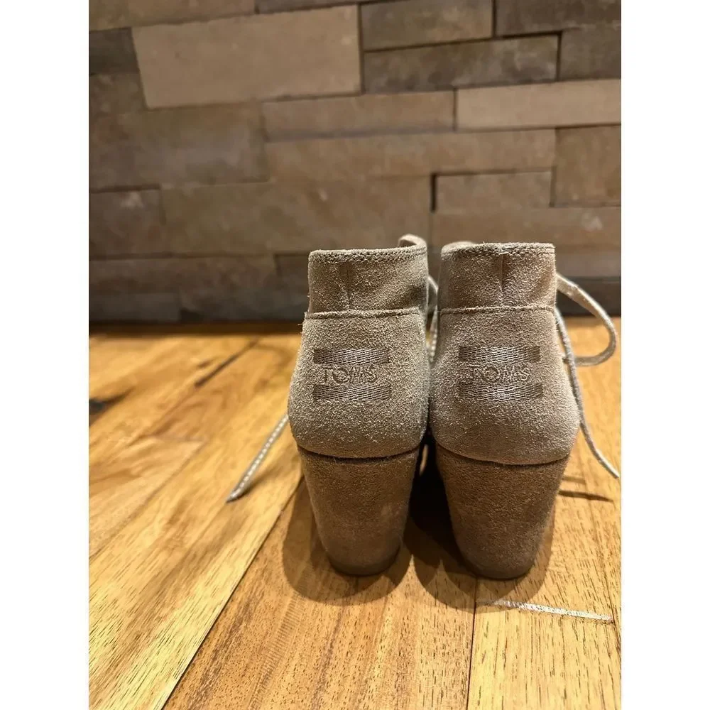 TOMS wedge booties‎